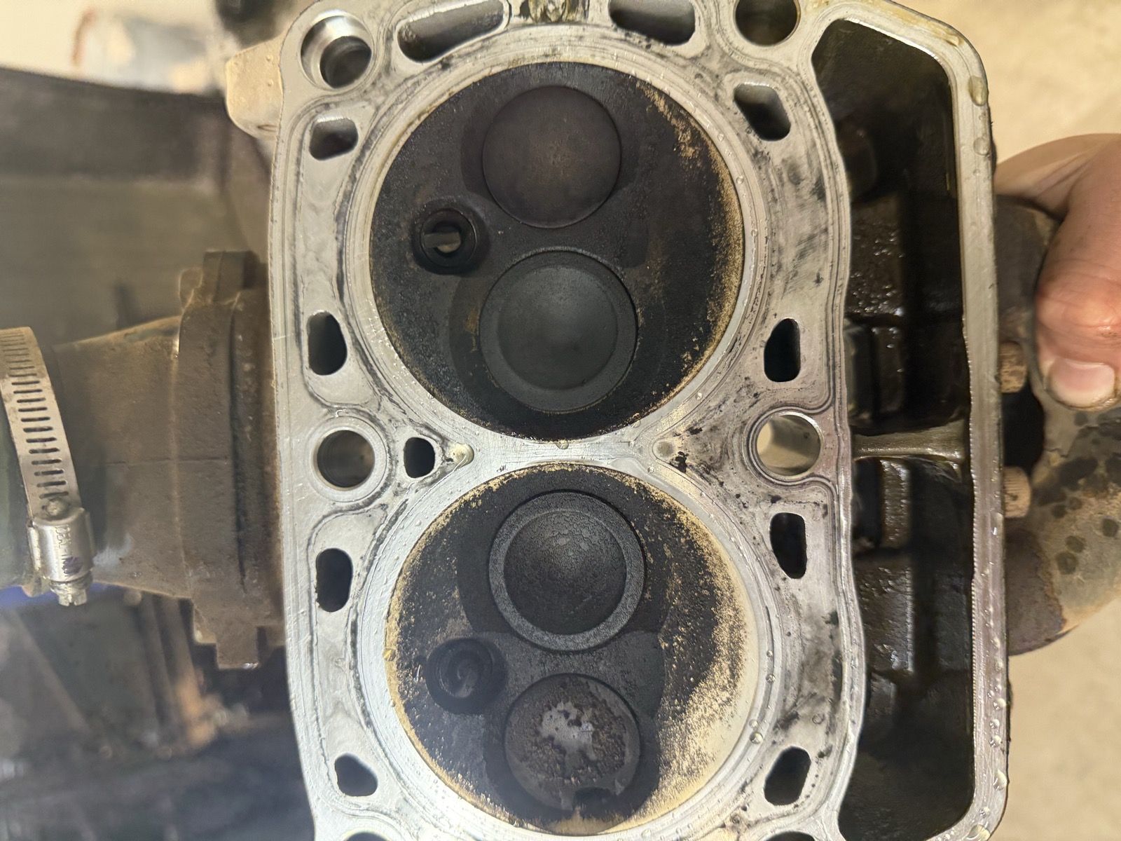 Polaris Ranger 800 — burnt valve — 316 Powersports